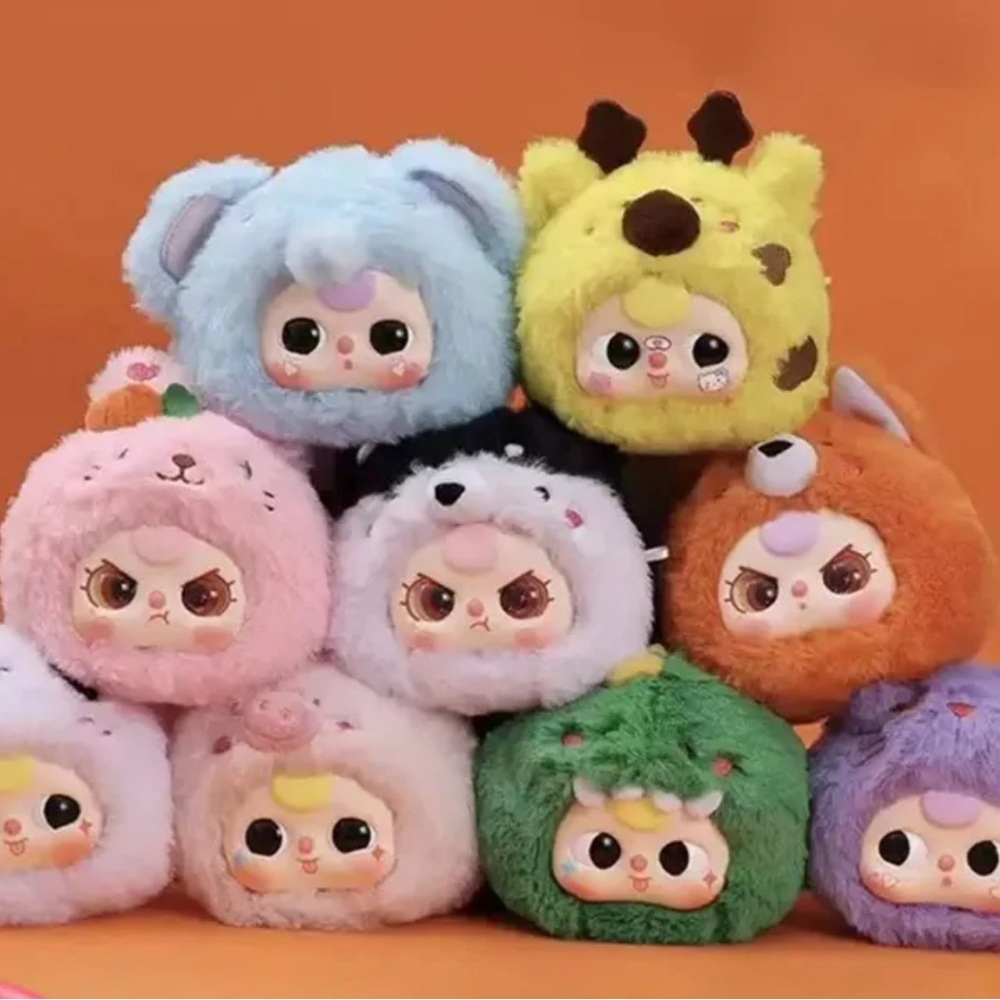 Three Baby Fluffy Plush Toy